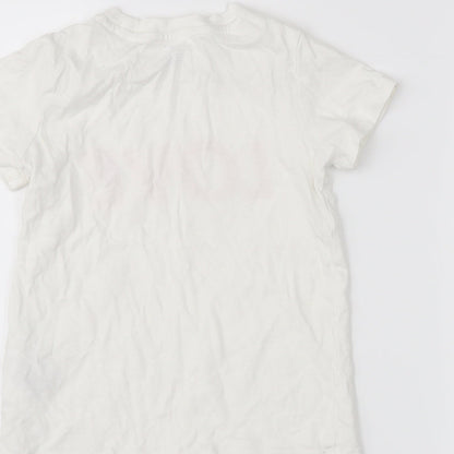 H&M Girls White   Pullover T-Shirt Size 3-4 Years