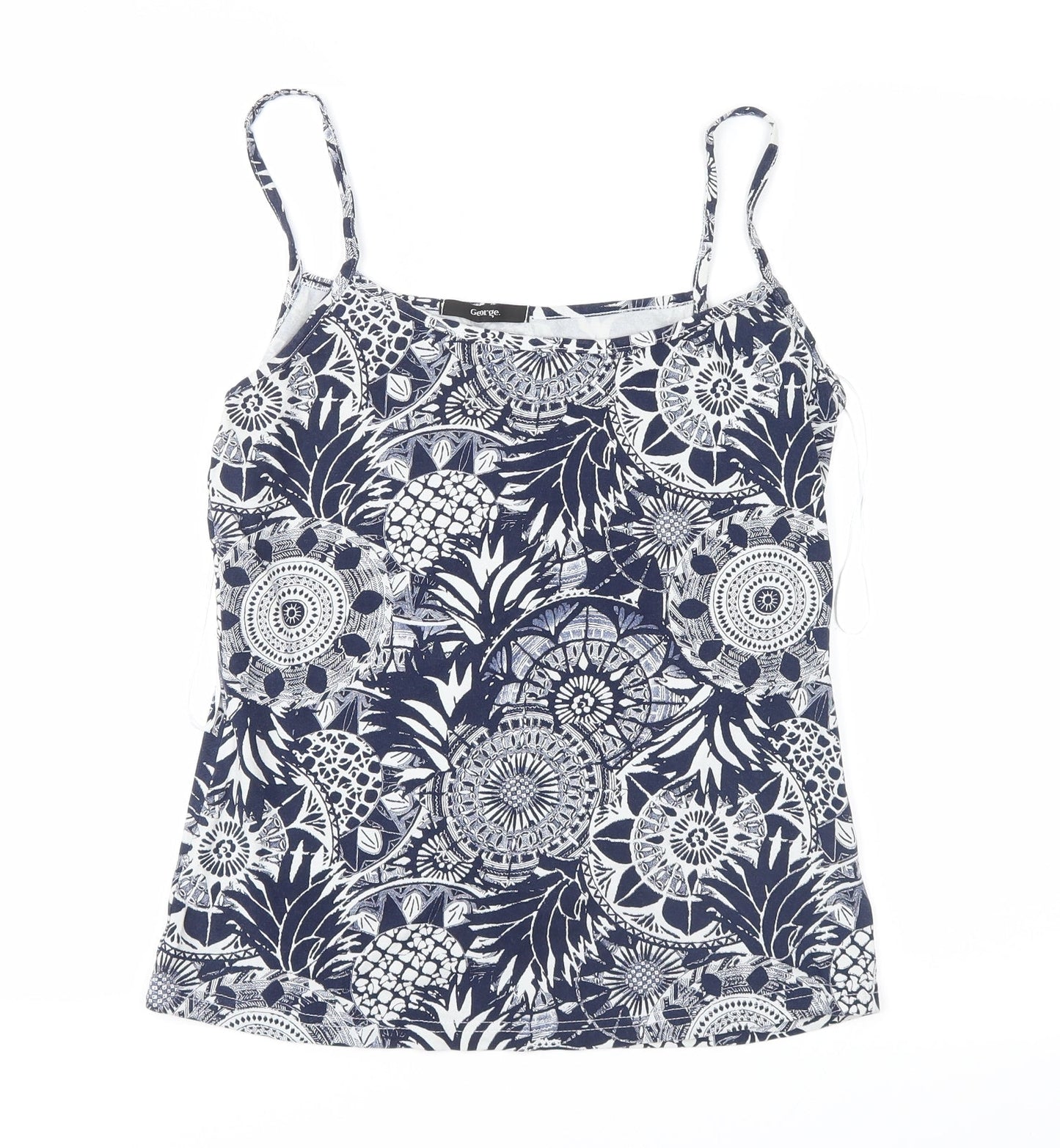 Womens UK Size 14 George Blue Basic Tank