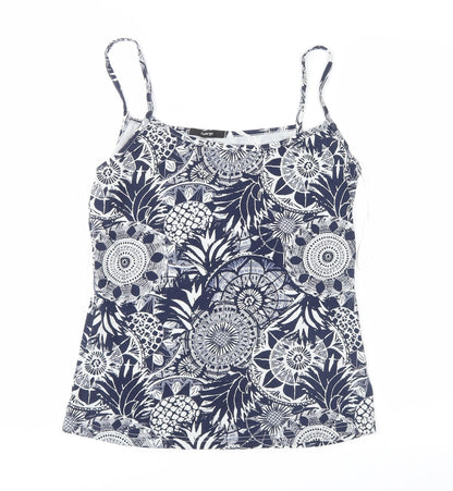 Womens UK Size 14 George Blue Basic Tank