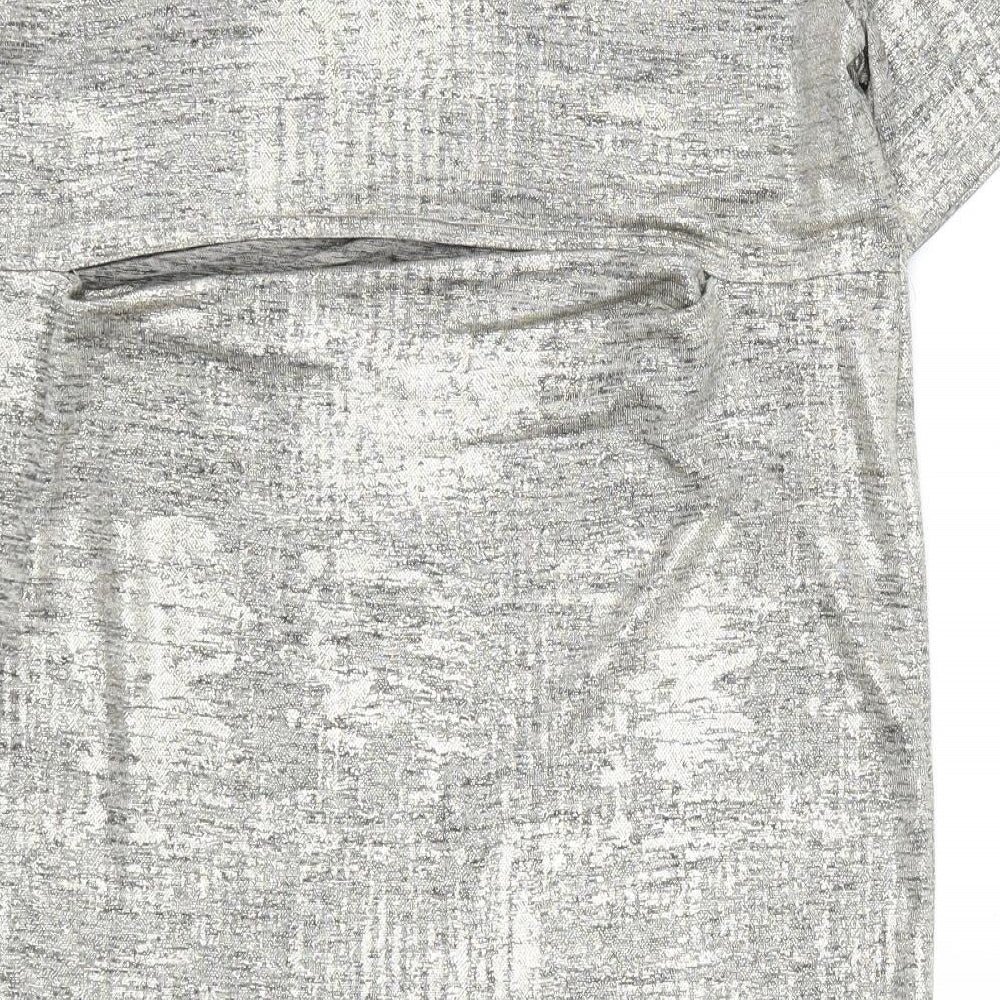 River Island Womens Gold   T-Shirt Dress  Size 8