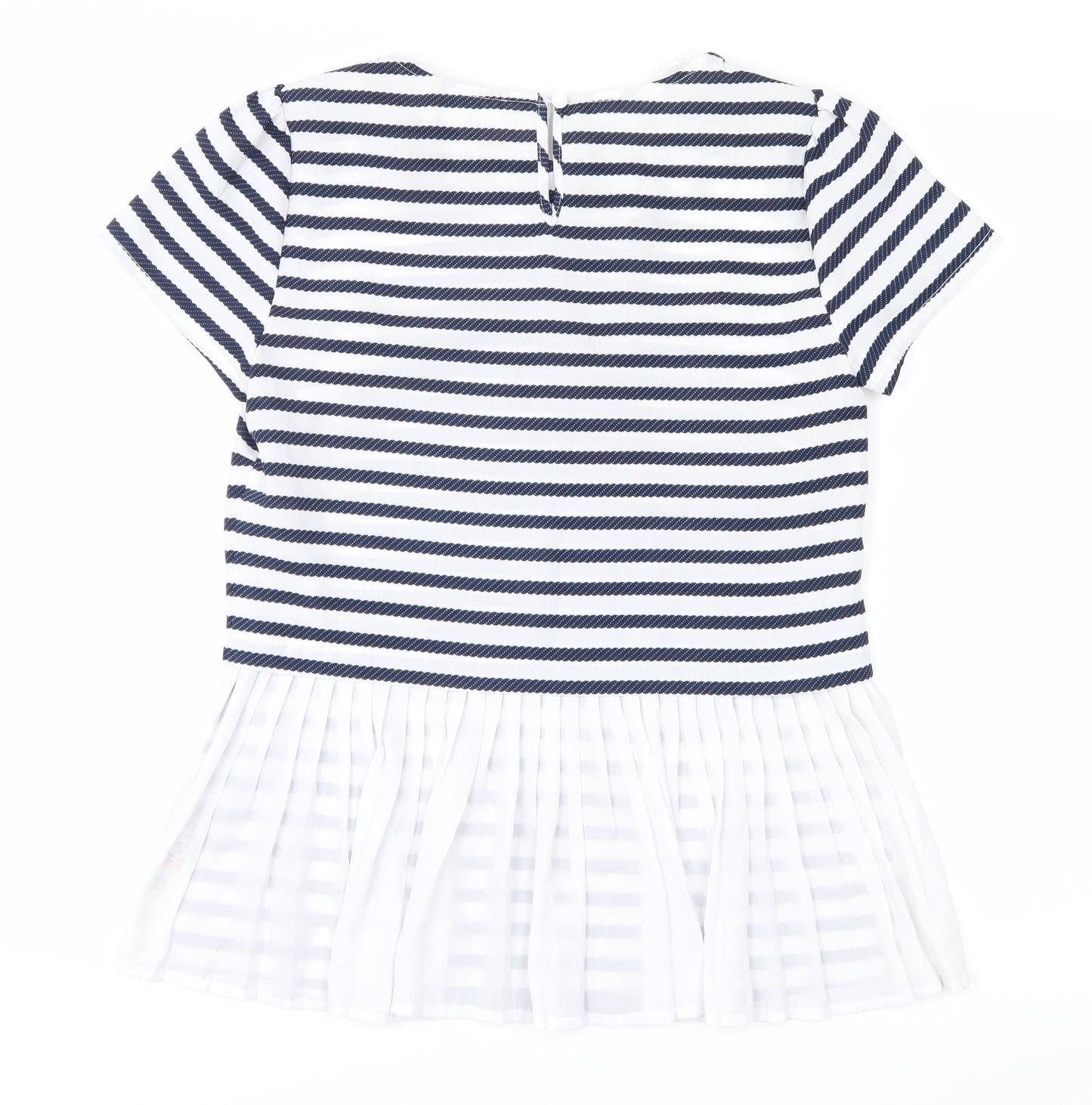 Womens UK Size 8 savida Blue Basic T-Shirt