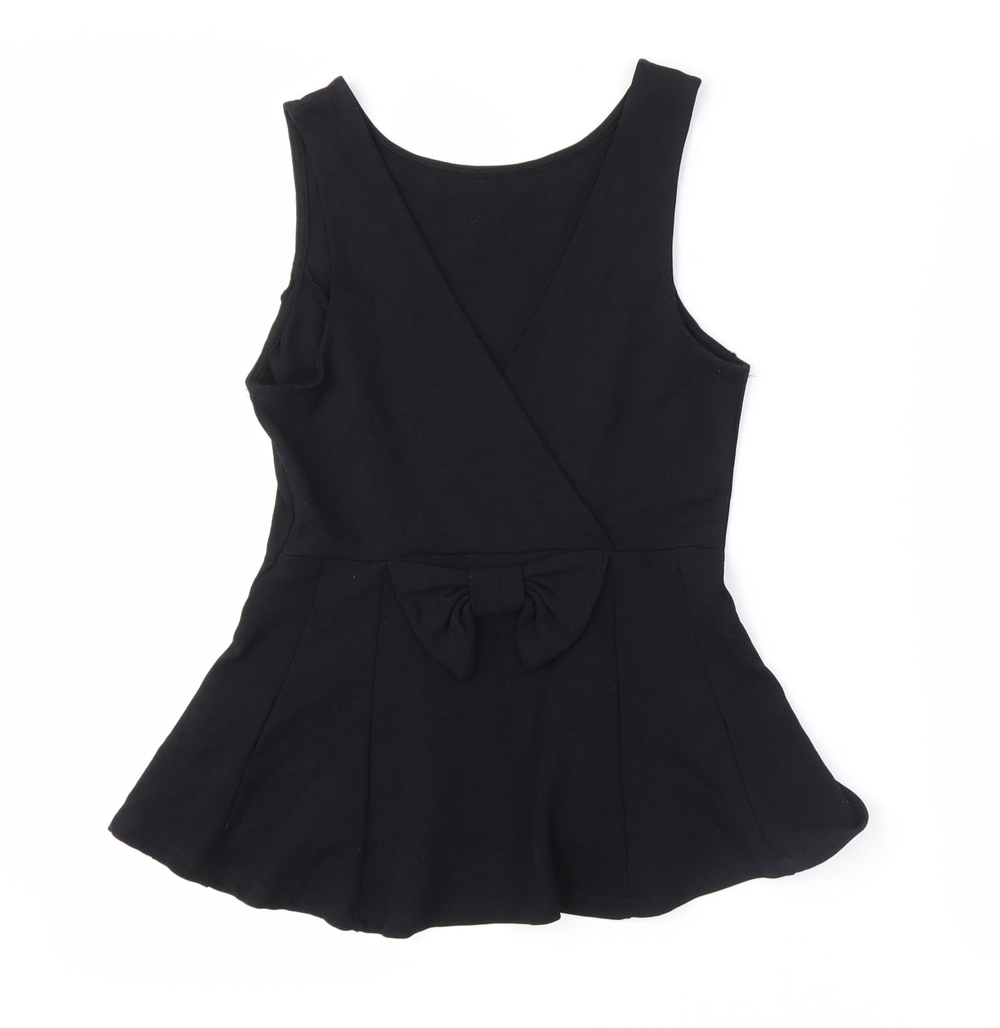 Womens UK Size S no brand Black Basic Blouse