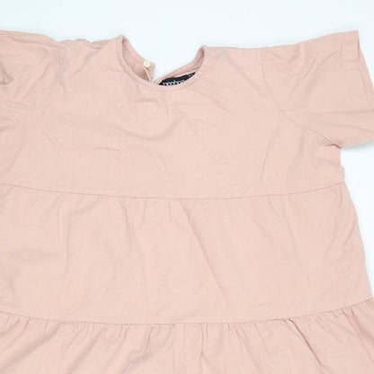 Boohoo Womens Pink   T-Shirt Dress  Size 6