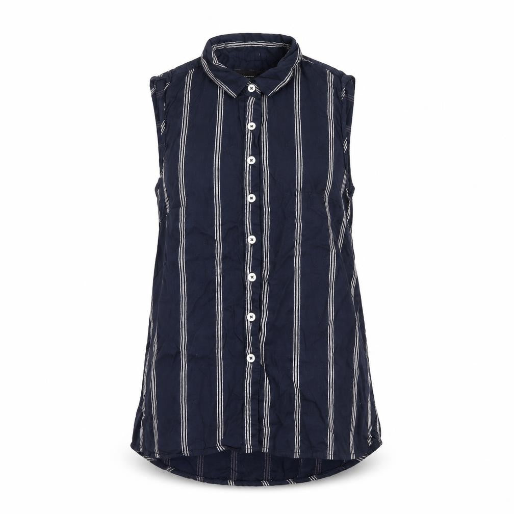 Womens UK Size 8 Atmosphere Blue Basic Button-Up