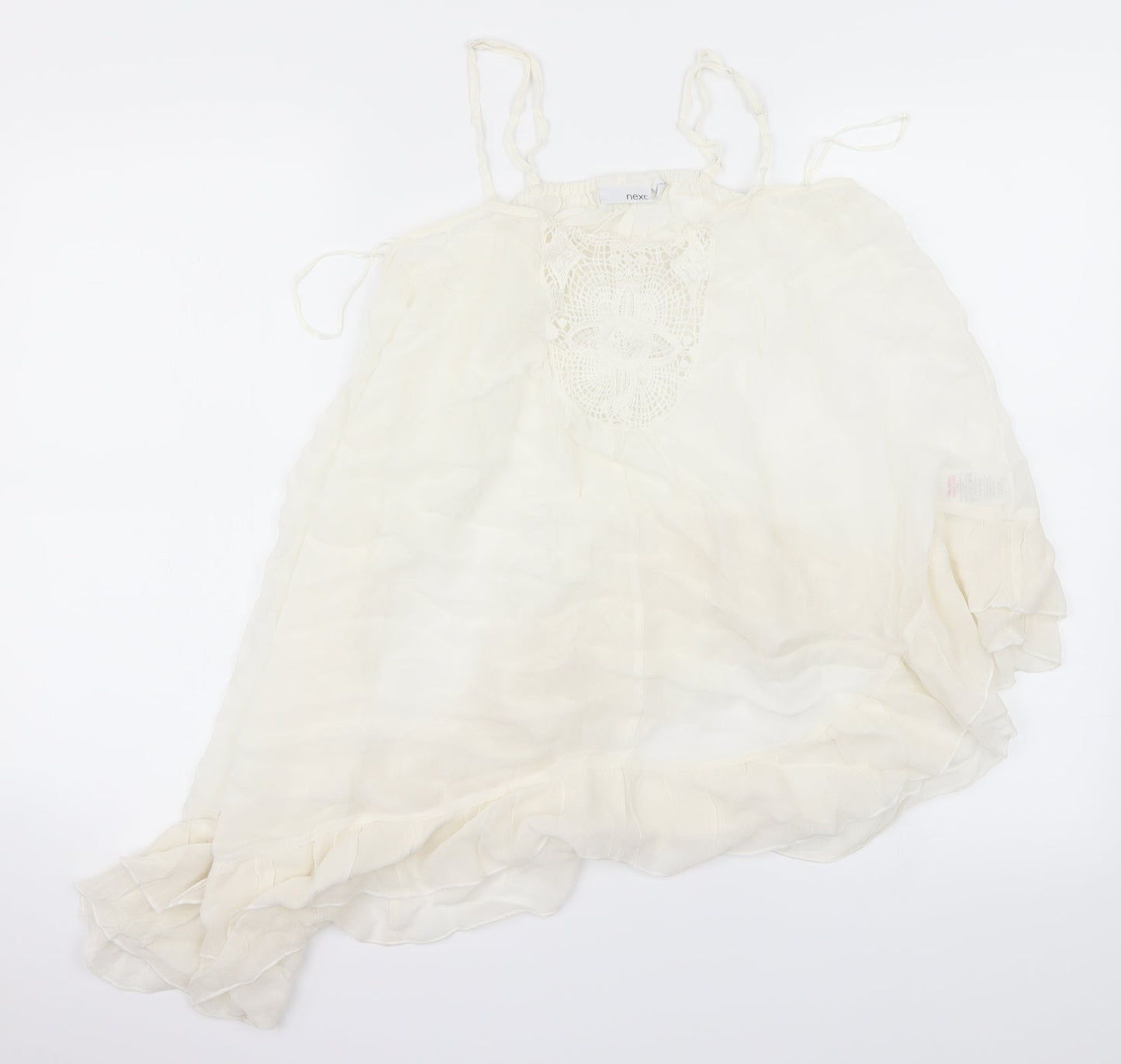 Womens UK Size 8 Next Ivory Camisole Blouse