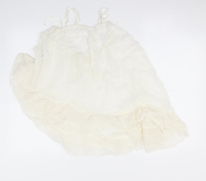 Womens UK Size 8 Next Ivory Camisole Blouse