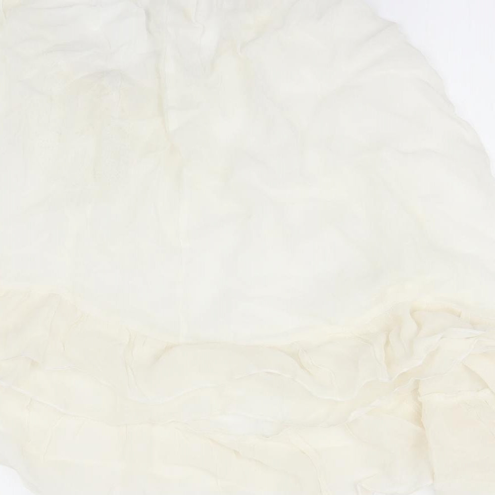 Womens UK Size 8 Next Ivory Camisole Blouse