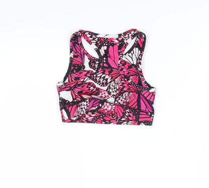 Soul Luxe Girls Multicoloured Animal Print  Cropped Tank Size 6-7 Years