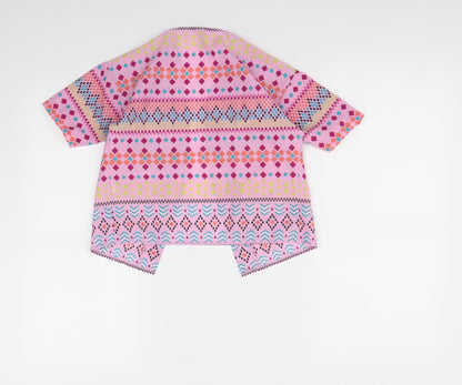 Tu Girls Multicoloured Geometric  Basic Button-Up Size 6 Years