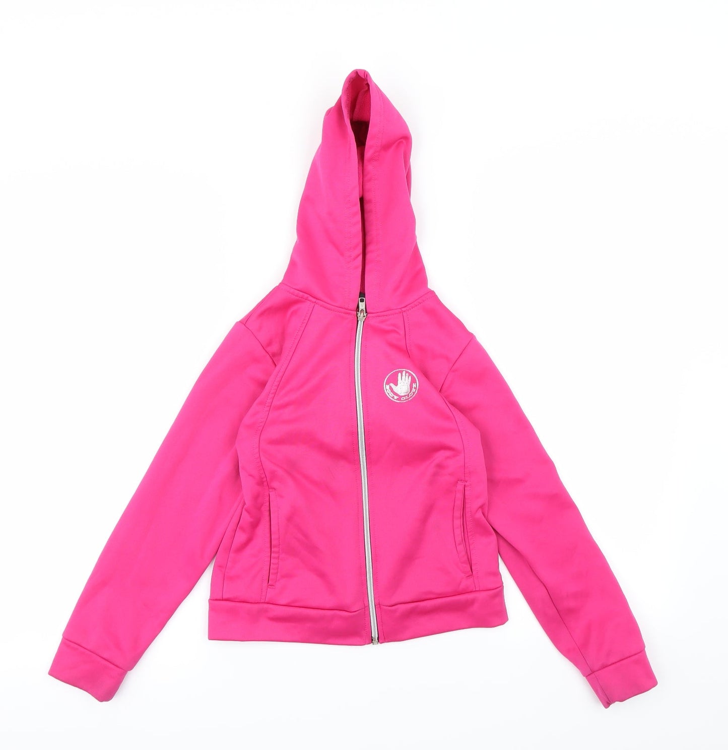 Body Glove Girls Pink   Full Zip Hoodie Size 8 Years