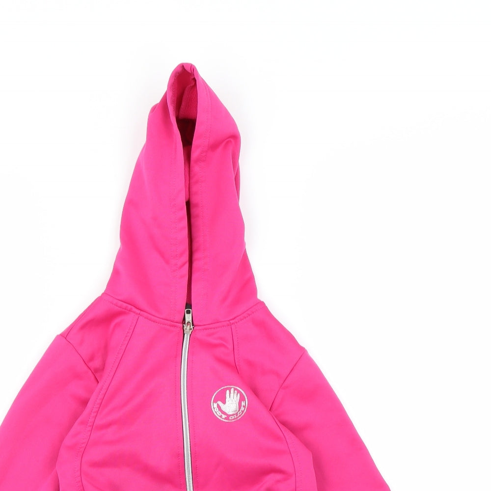 Body Glove Girls Pink   Full Zip Hoodie Size 8 Years