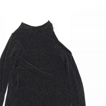 Cosmic Kids Girls Black   Basic Blouse Size 7 Years