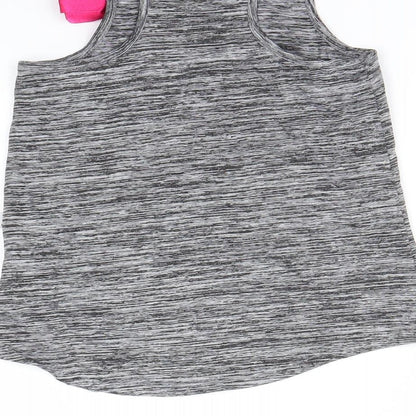 Jojo Siwa Girls Grey   Basic Tank Size 7-8 Years