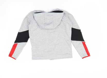 Active Girls Grey   Full Zip Hoodie Size 10 Years