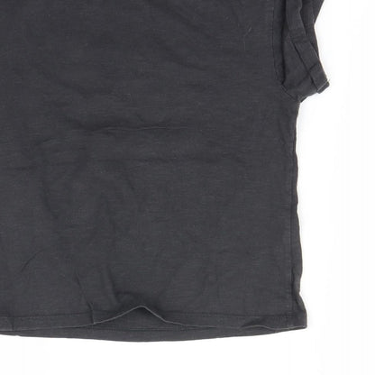 Next  Girls Black   Basic T-Shirt Size 7-8 Years