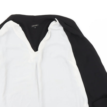 Womens UK Size 10 River Island White Basic Blouse