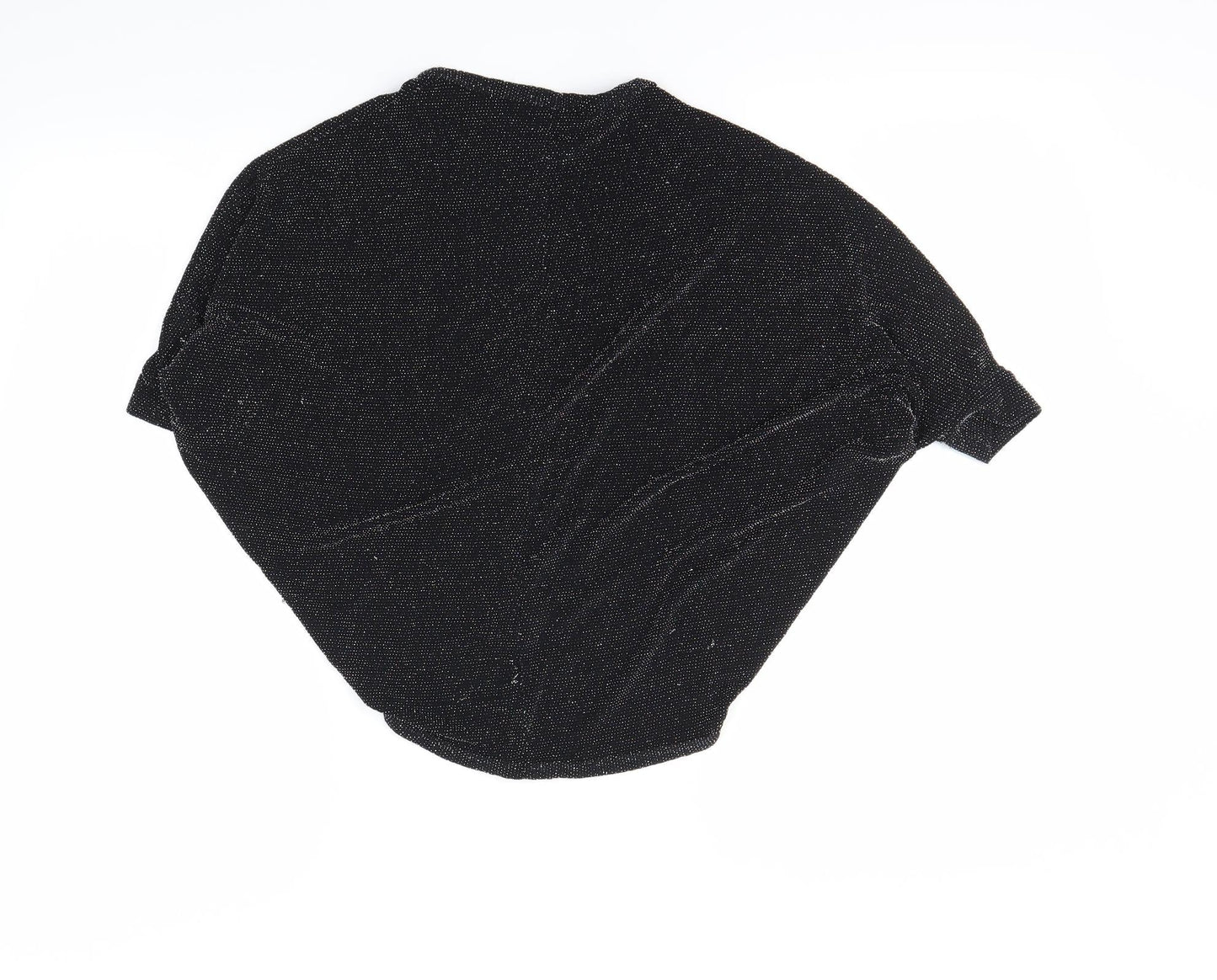 Pink Apple Girls Black   Cardigan Jumper Size 7-8 Years