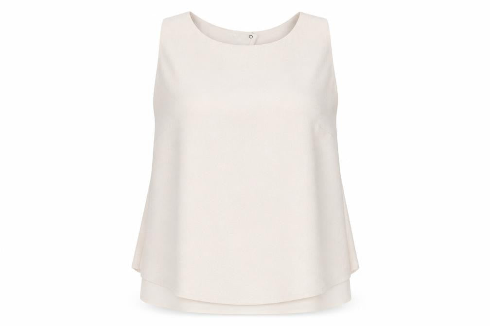 Womens UK Size 14 Next Beige Basic Blouse
