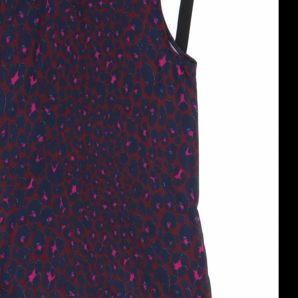 Womens UK Size 10 Next Purple Basic Button-Up