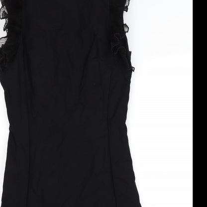 Polmarks Womens Black   Fit & Flare  Size 10