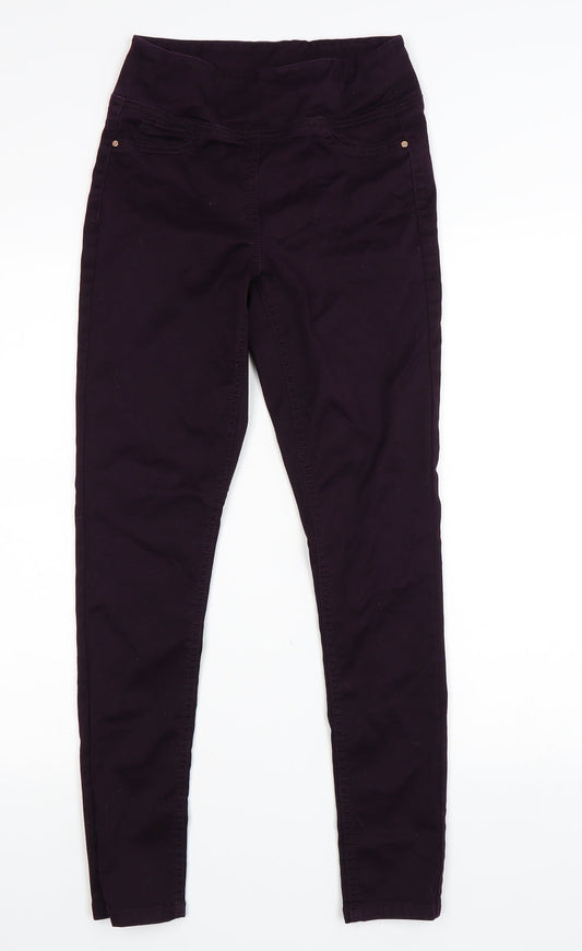 George Womens Purple   Skinny Jeans Size 8 L29 in