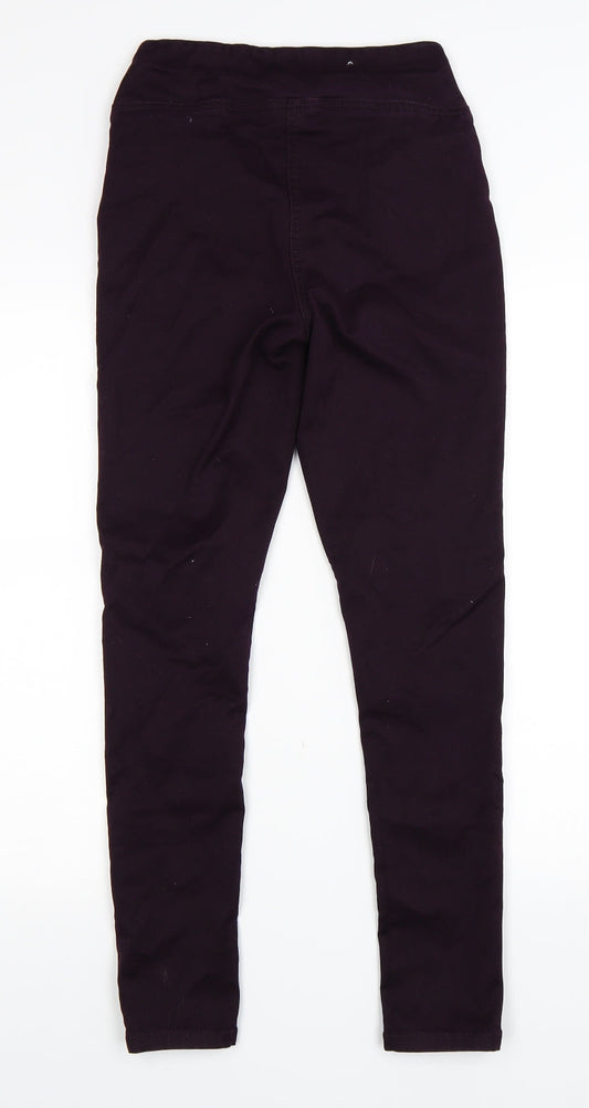 George Womens Purple   Skinny Jeans Size 8 L29 in