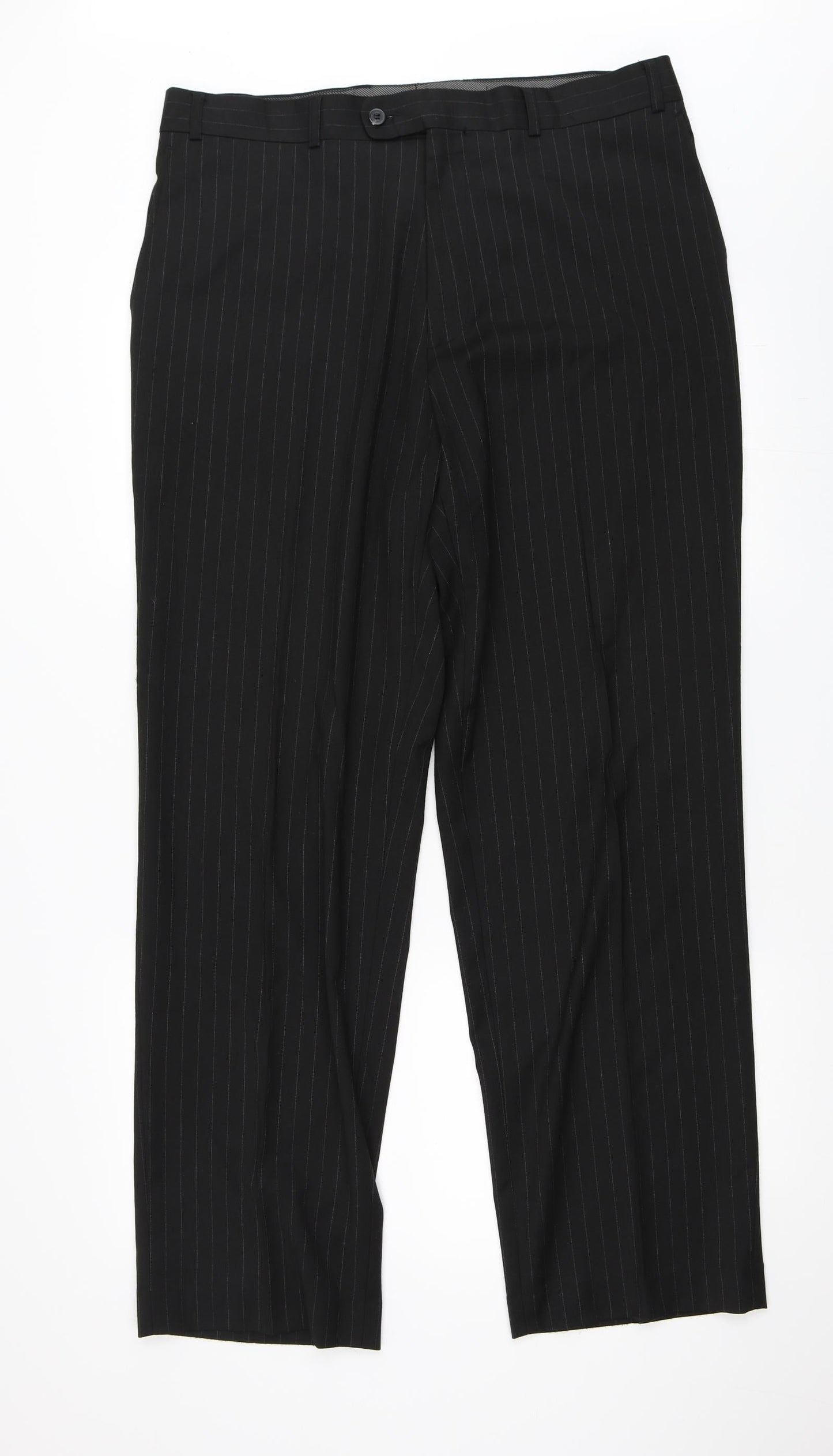 Blakes Mens Black   Trousers  Size 36 in L31 in