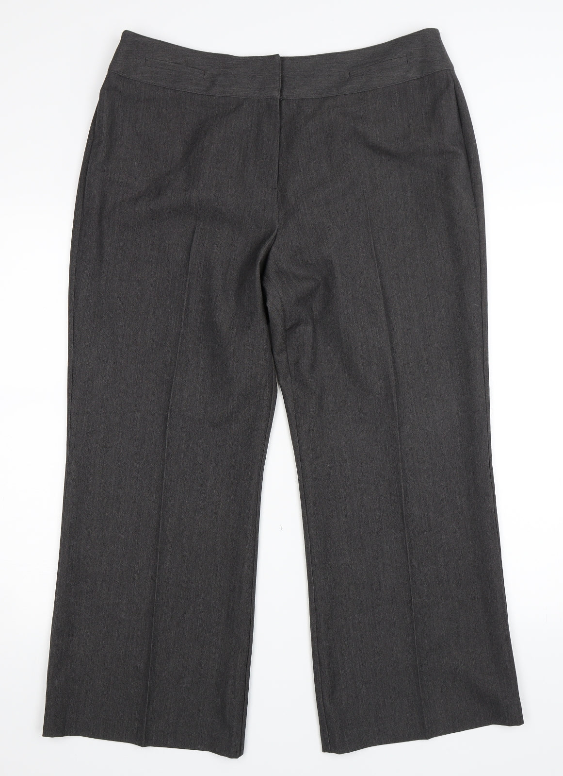 Womens UK Size 16 BM Regular Fit  Grey Trousers