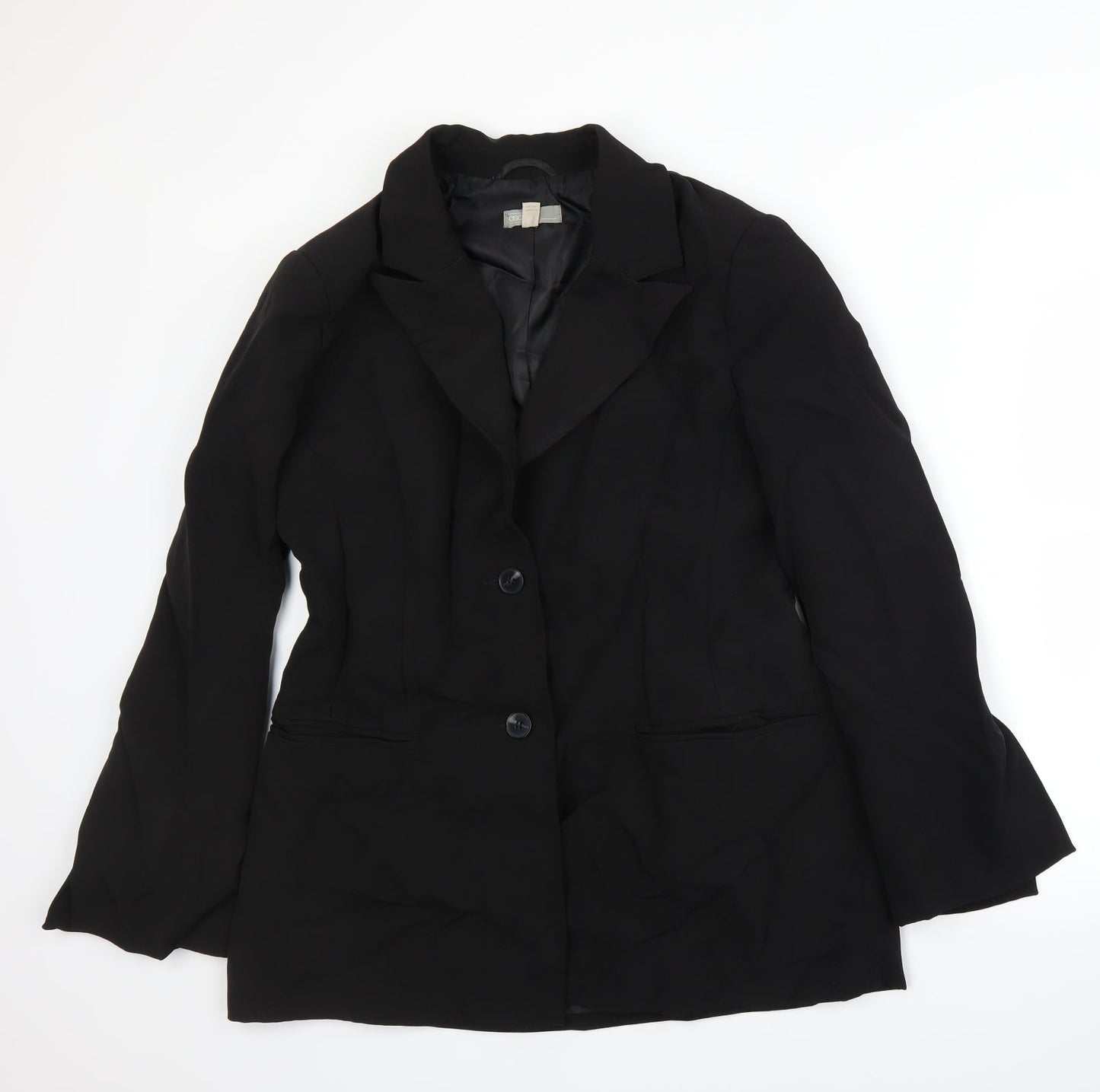 ASOS Womens Black   Jacket Suit Jacket Size 14