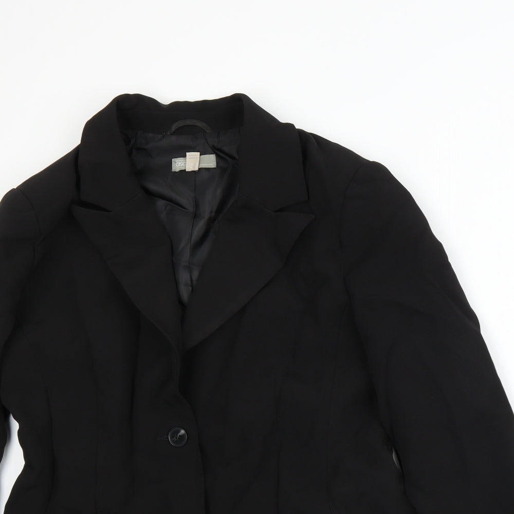 ASOS Womens Black   Jacket Suit Jacket Size 14