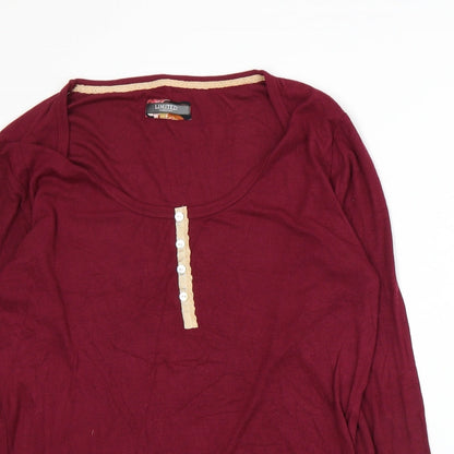 Marks and Spencer Womens Red   Pullover Jumper Size 18