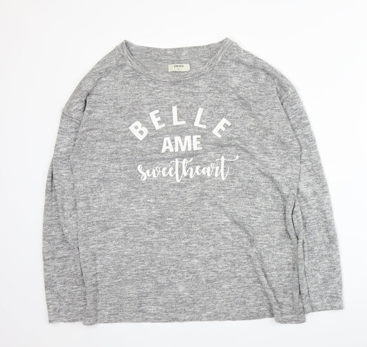 Papaya Womens Grey   Basic T-Shirt Size M