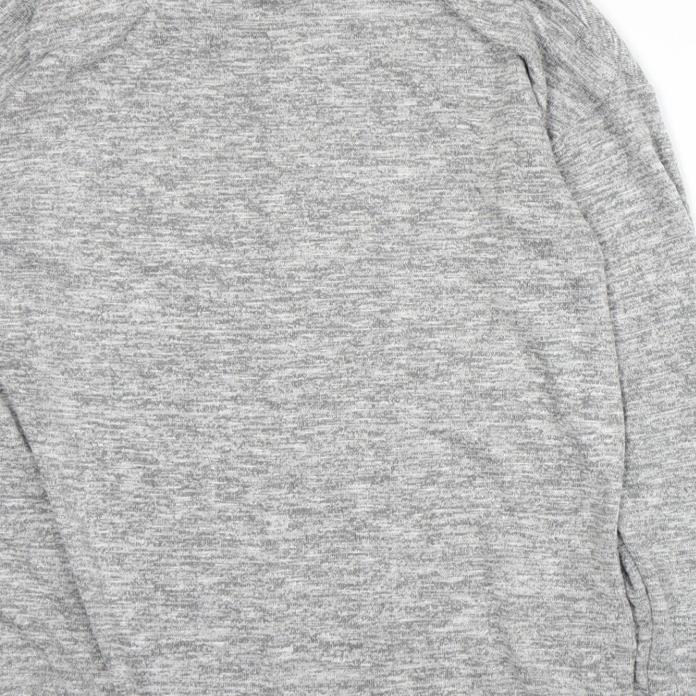 Papaya Womens Grey   Basic T-Shirt Size M