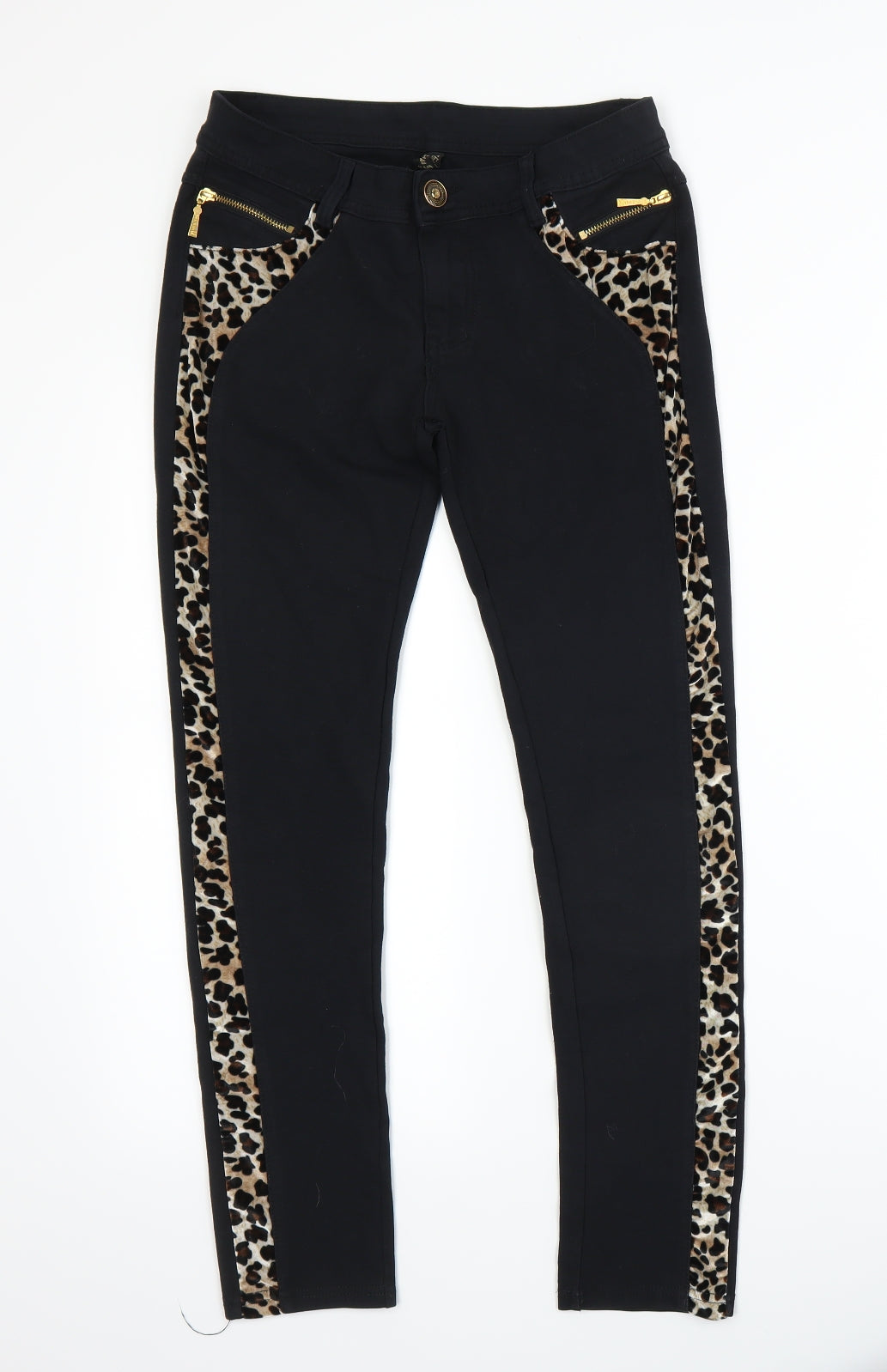 Miss Bou Womens Black   Skinny Jeans Size 8 L25 in