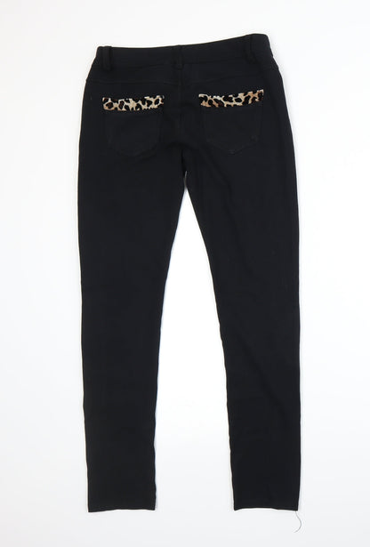 Miss Bou Womens Black   Skinny Jeans Size 8 L25 in