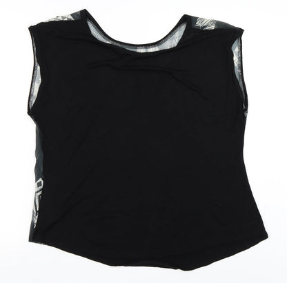 Blonde + Blonde Womens Black   Basic Blouse Size 10
