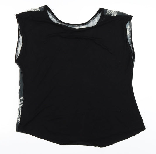 Blonde + Blonde Womens Black   Basic Blouse Size 10