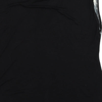 Blonde + Blonde Womens Black   Basic Blouse Size 10