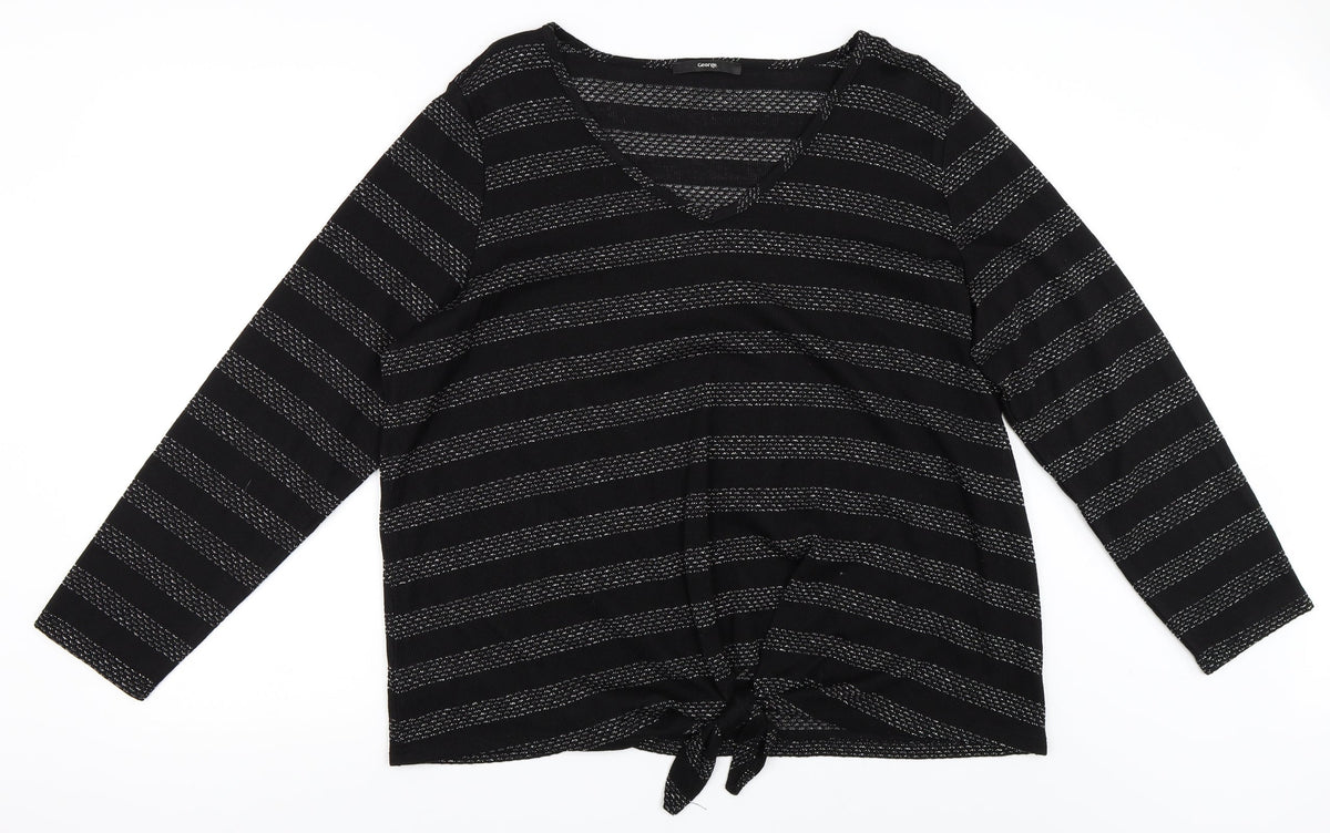George Womens Black   Pullover Jumper Size XL