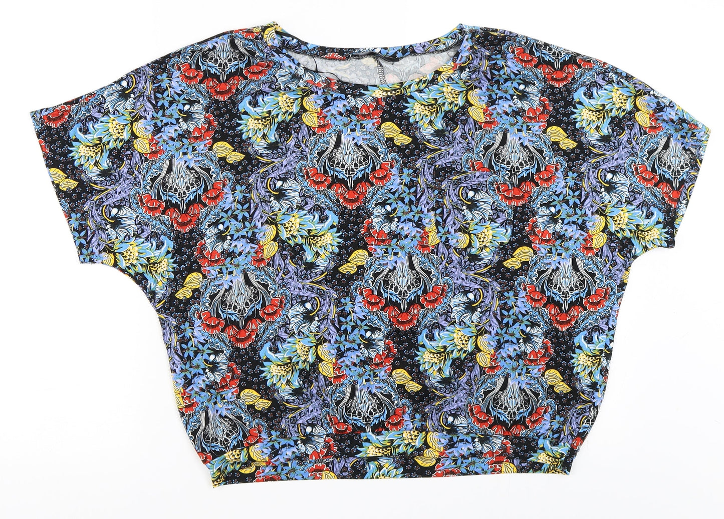 Womens UK Size 10 George Blue Basic T-Shirt