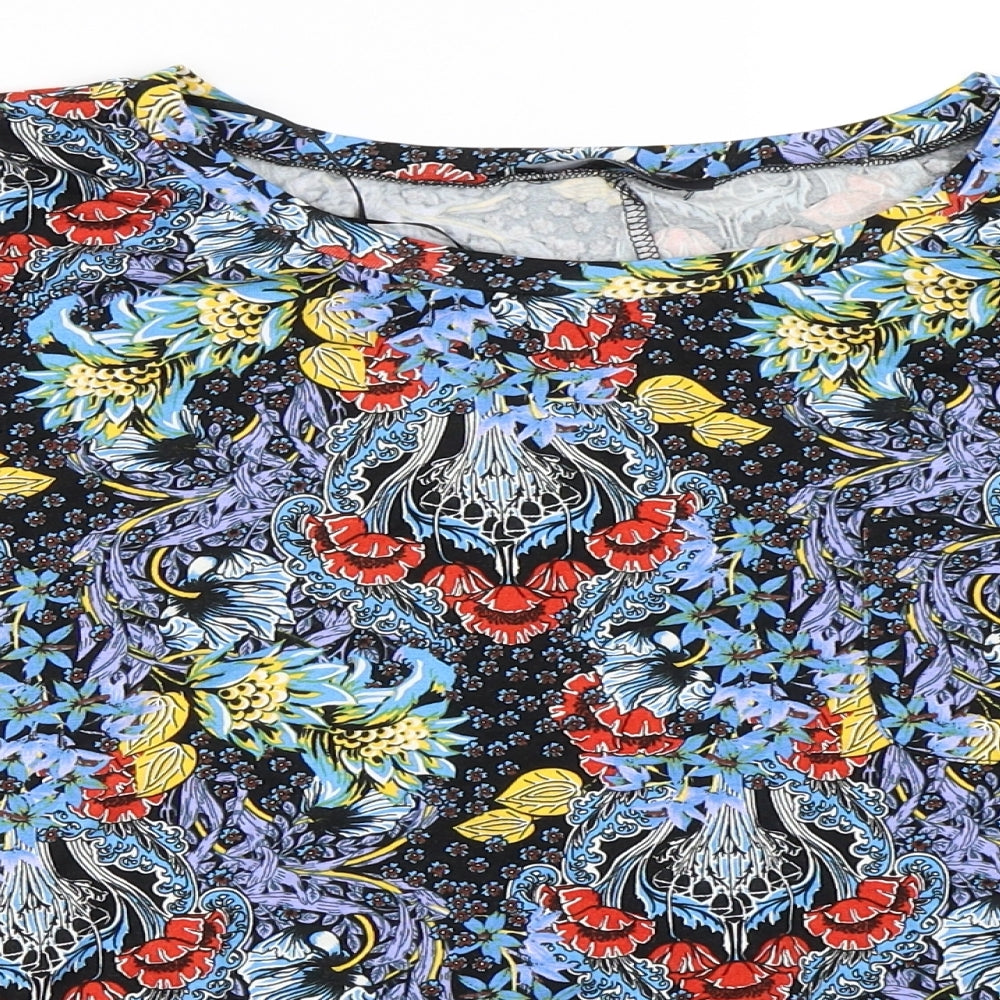 Womens UK Size 10 George Blue Basic T-Shirt