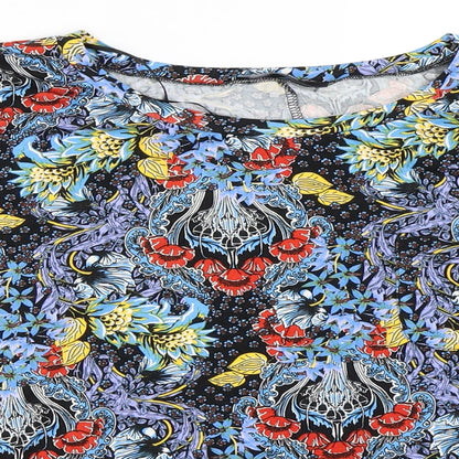 Womens UK Size 10 George Blue Basic T-Shirt