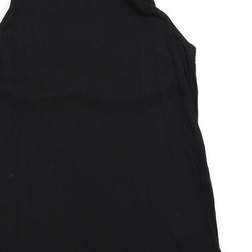 Womens UK Size S H&M Black Basic Tank
