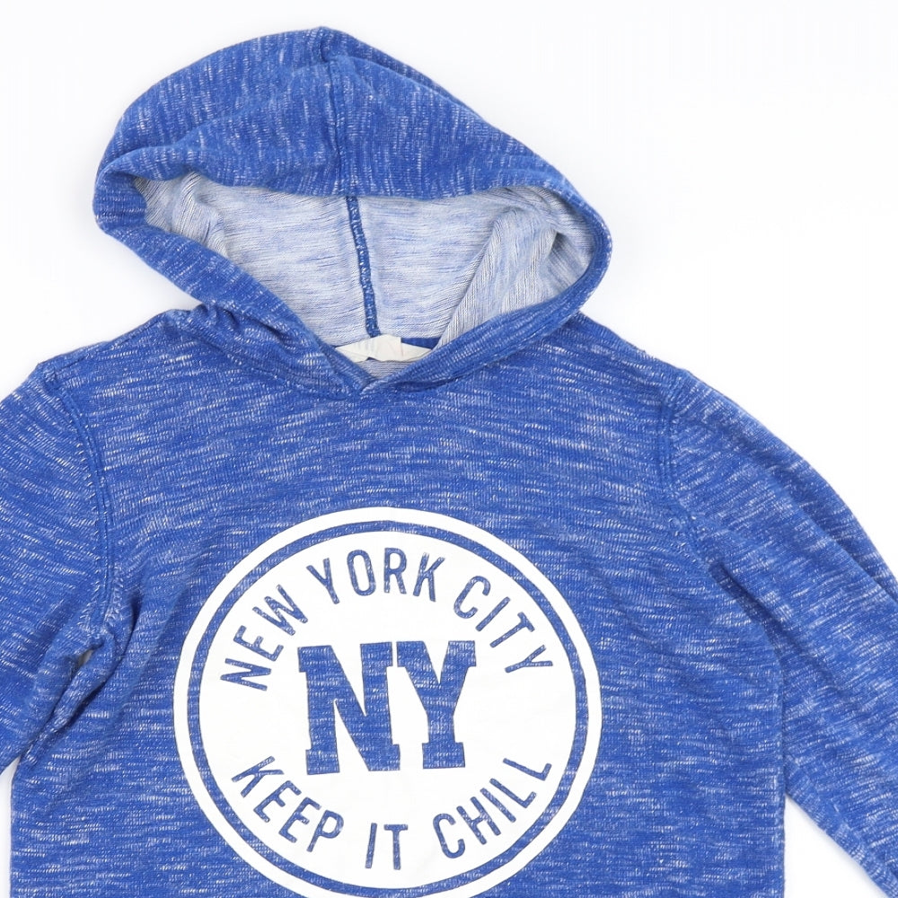 H&M Girls Blue   Pullover Hoodie Size 11-12 Years
