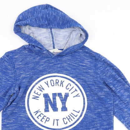 H&M Girls Blue   Pullover Hoodie Size 11-12 Years
