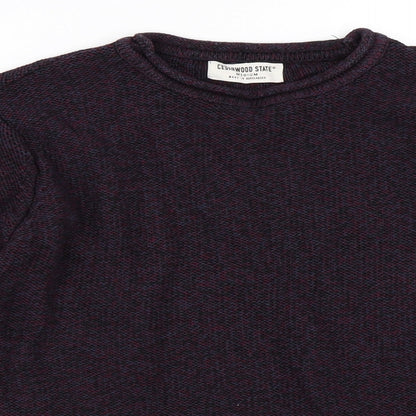 Cedar Wood State Mens Purple   Pullover Jumper Size M