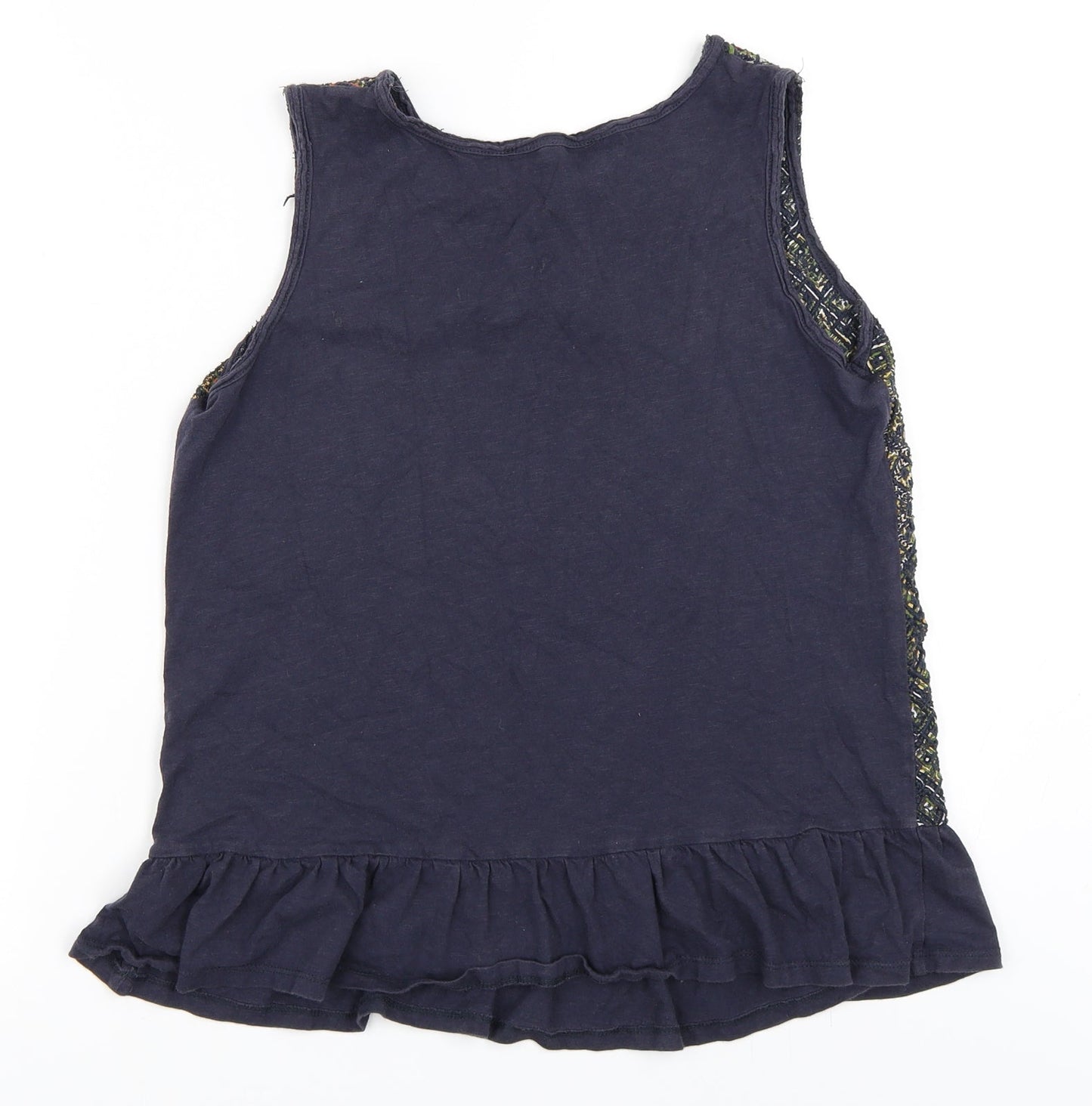 Womens UK Size 10 NEXT Blue Basic Tank