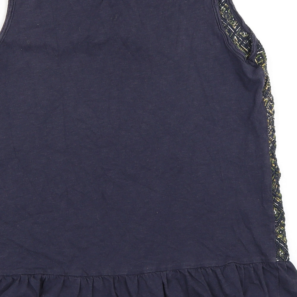 Womens UK Size 10 NEXT Blue Basic Tank
