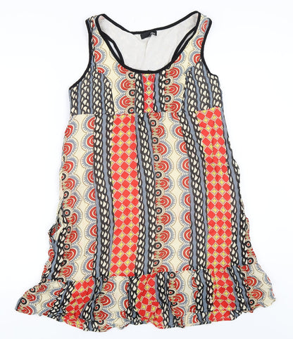 NEXT Womens Red Geometric  Shift  Size 12