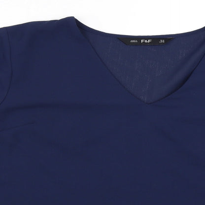 F&F Womens Blue   Basic Blouse Size 10